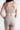 Soft Recycled Sports Bra - Taupe on model from behind