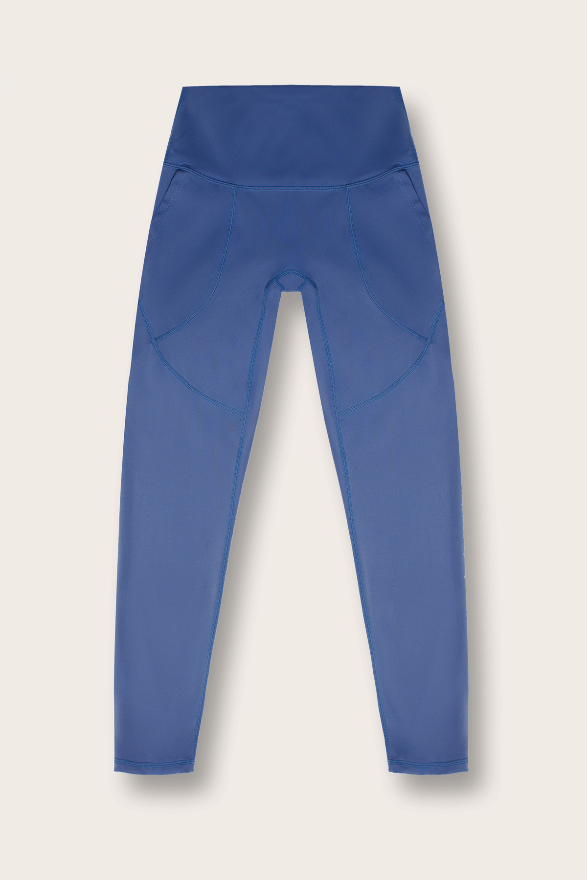 Soft Recycled Leggings With Pockets - Blue