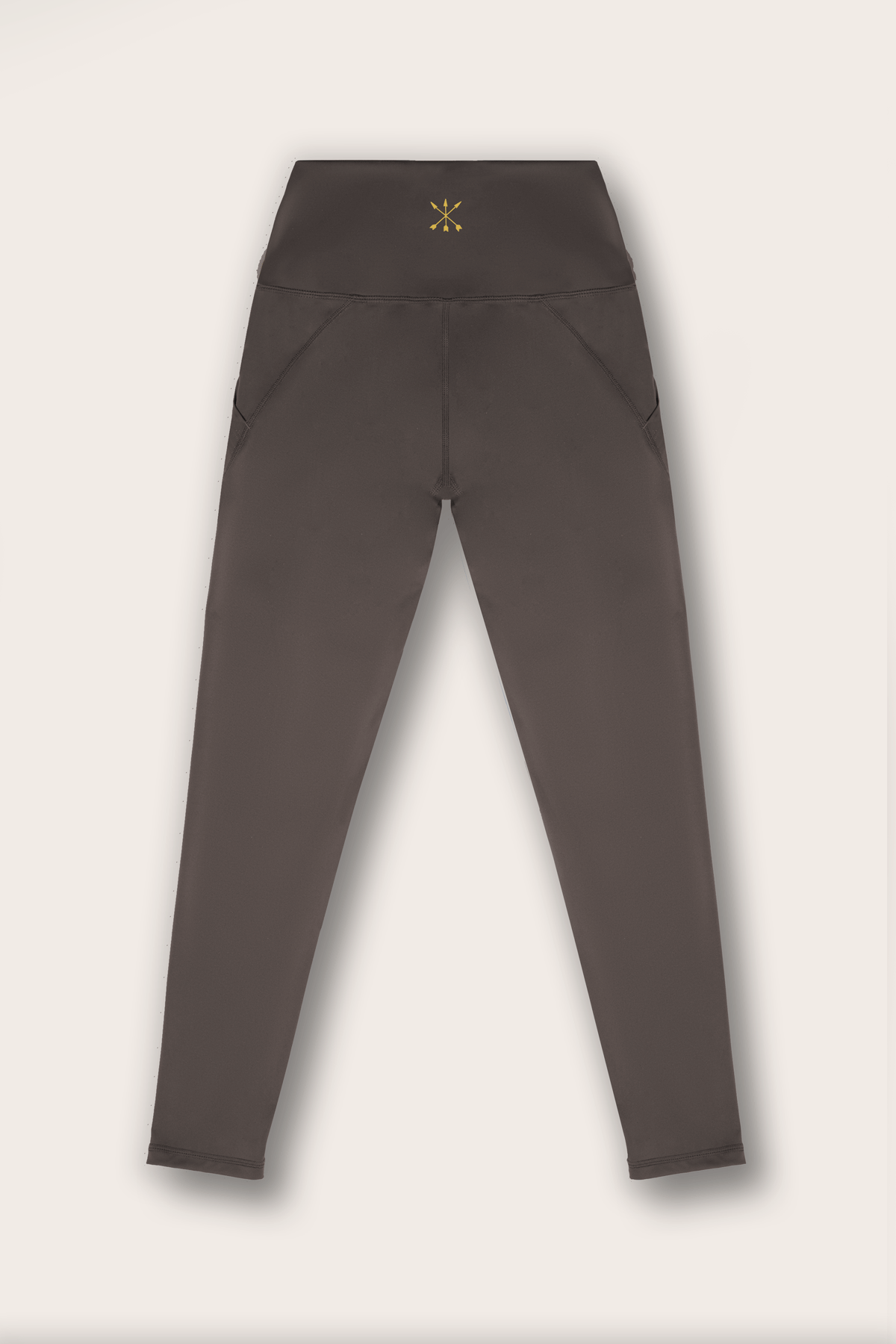 Soft Recycled Leggings With Pockets - Slate Grey back