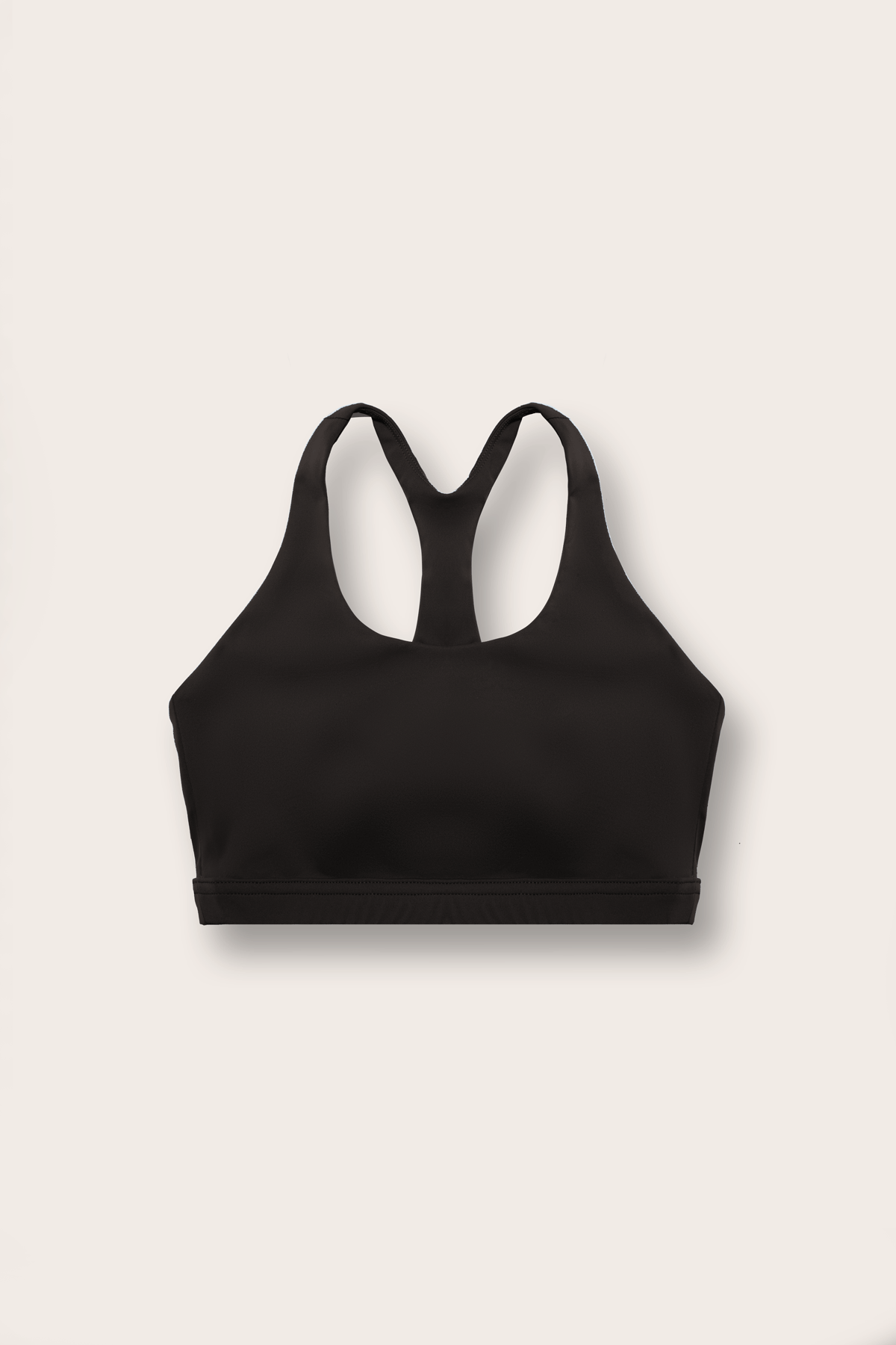 Soft Recycled Sports Bra - Black