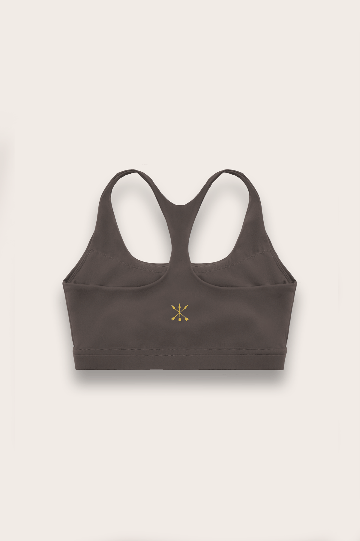 Soft Recycled Sports Bra - Slate Grey back