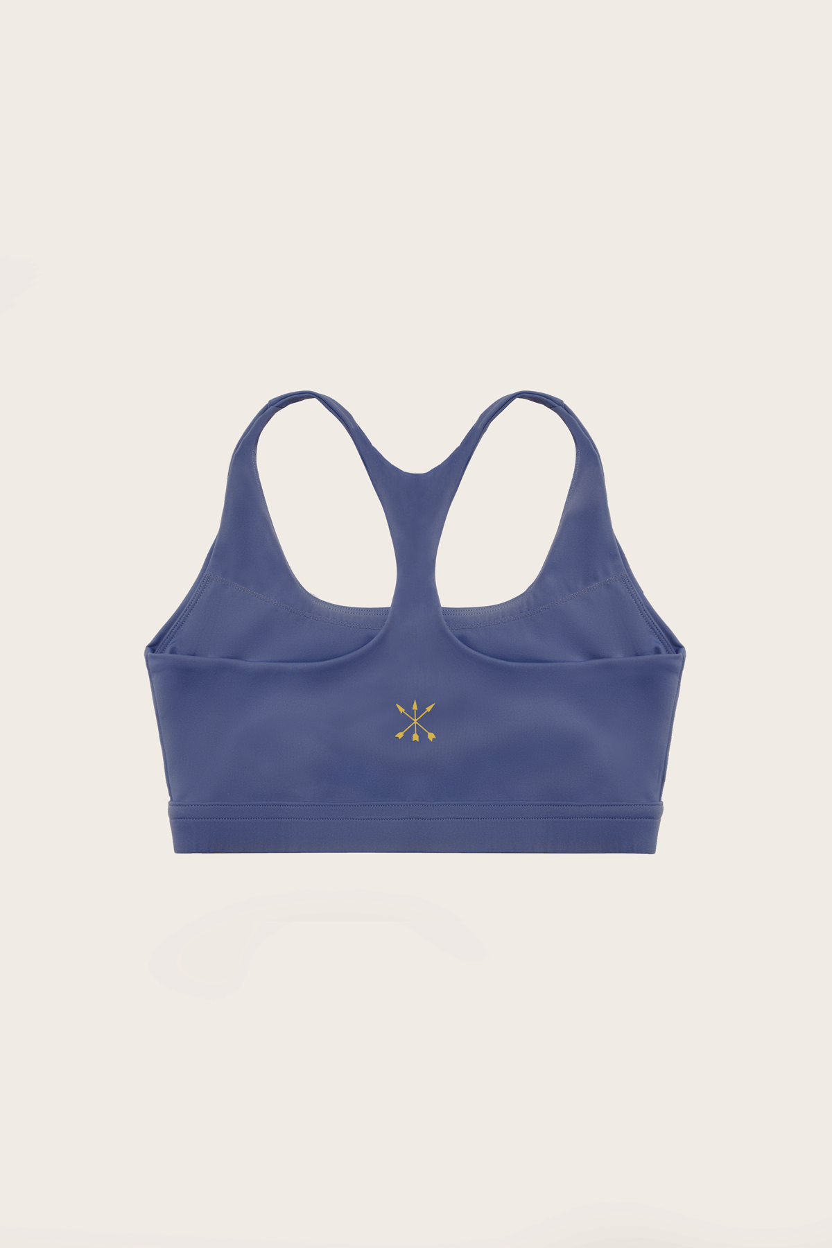 Soft Recycled Sports Bra - Blue back