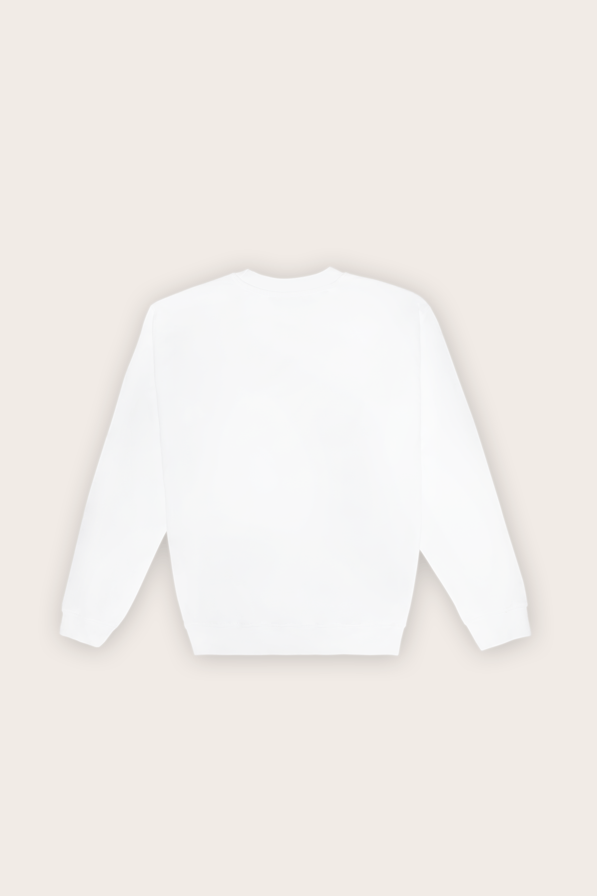 Recycled Cotton Sweater - White back