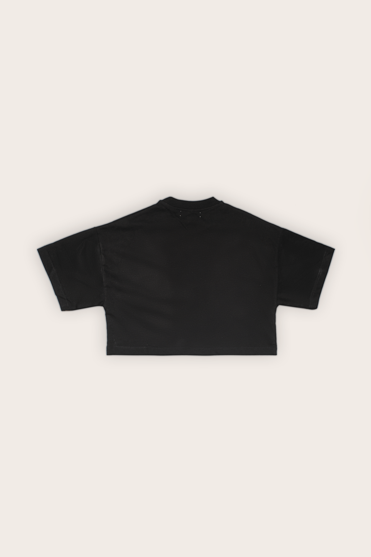 Organic crop top - Black
