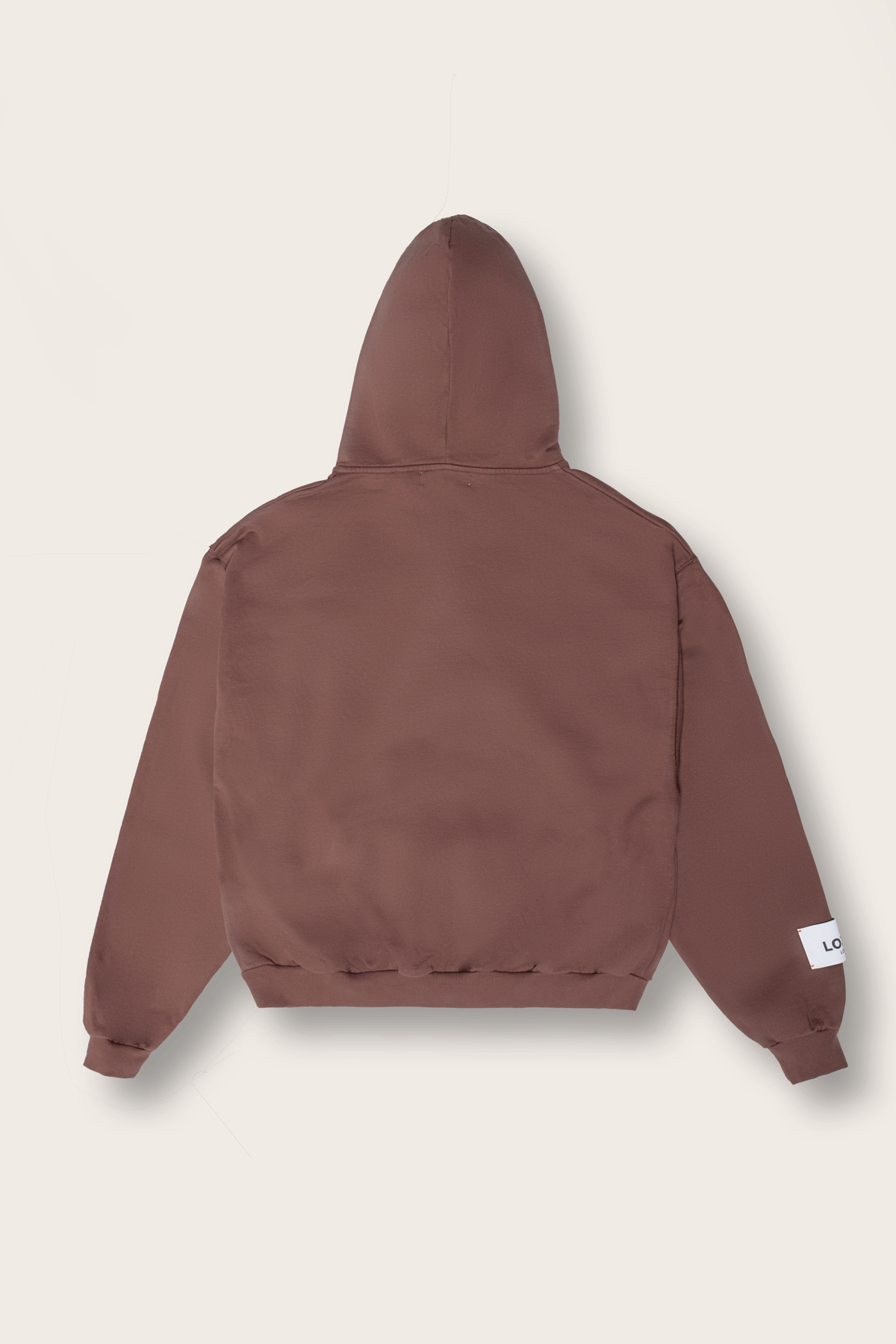 Organic Hoody - Chocolate back