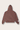 Organic Hoody - Chocolate back