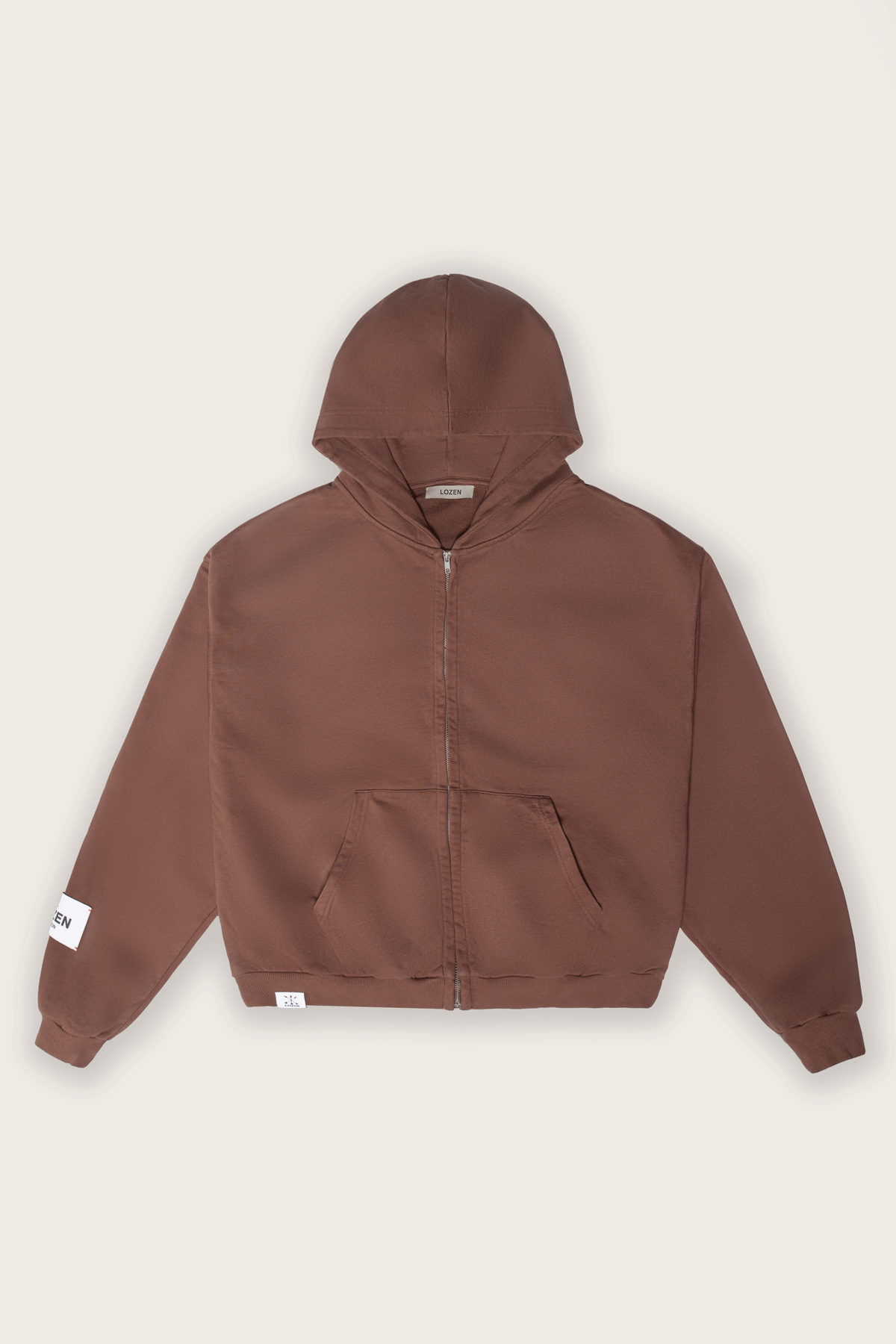 Organic Hoody - Chocolate