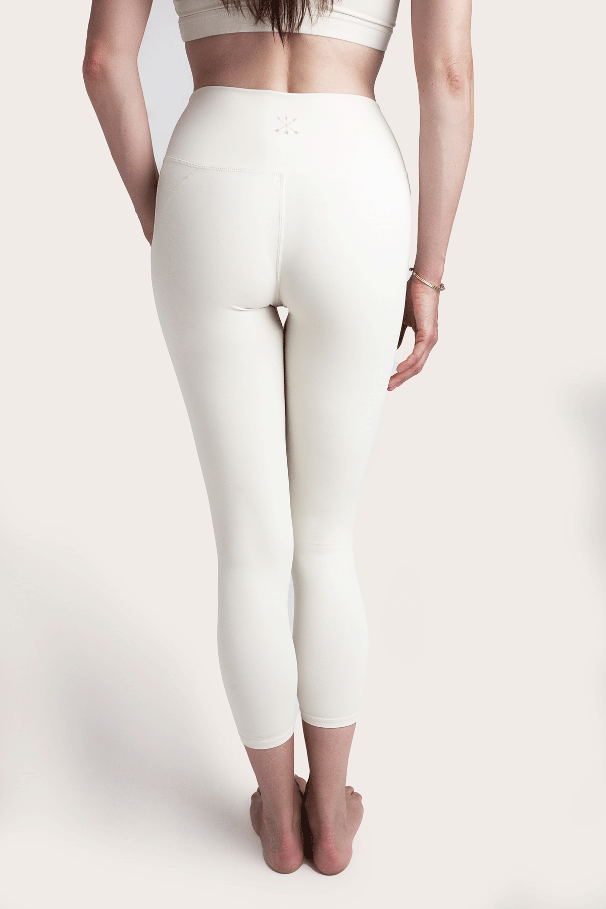 Soft Recycled Leggings With Pockets - Oatmeal