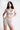 Soft Recycled Sports Bra - Taupe on model