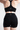Soft Recycled Sports Bra - Black on model from behind