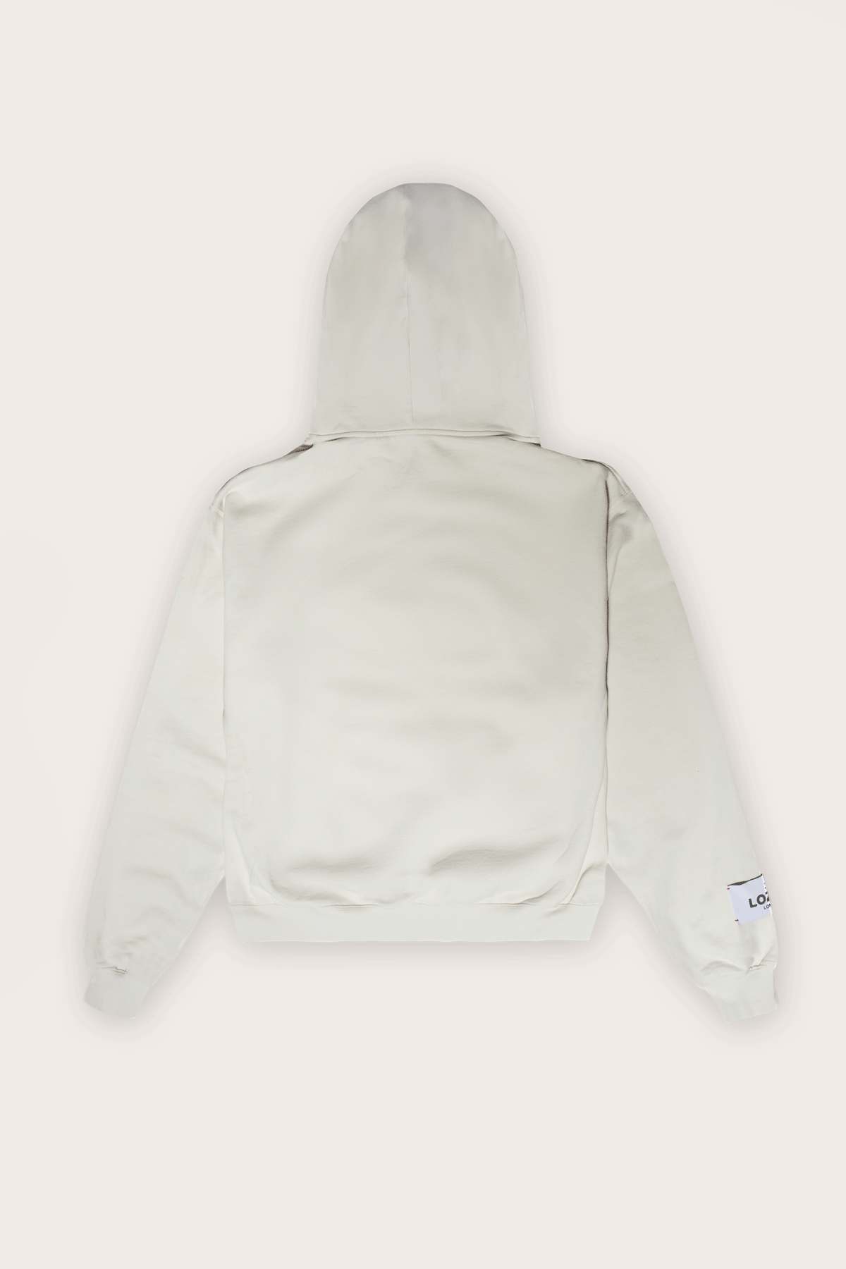 Organic hoody - White back