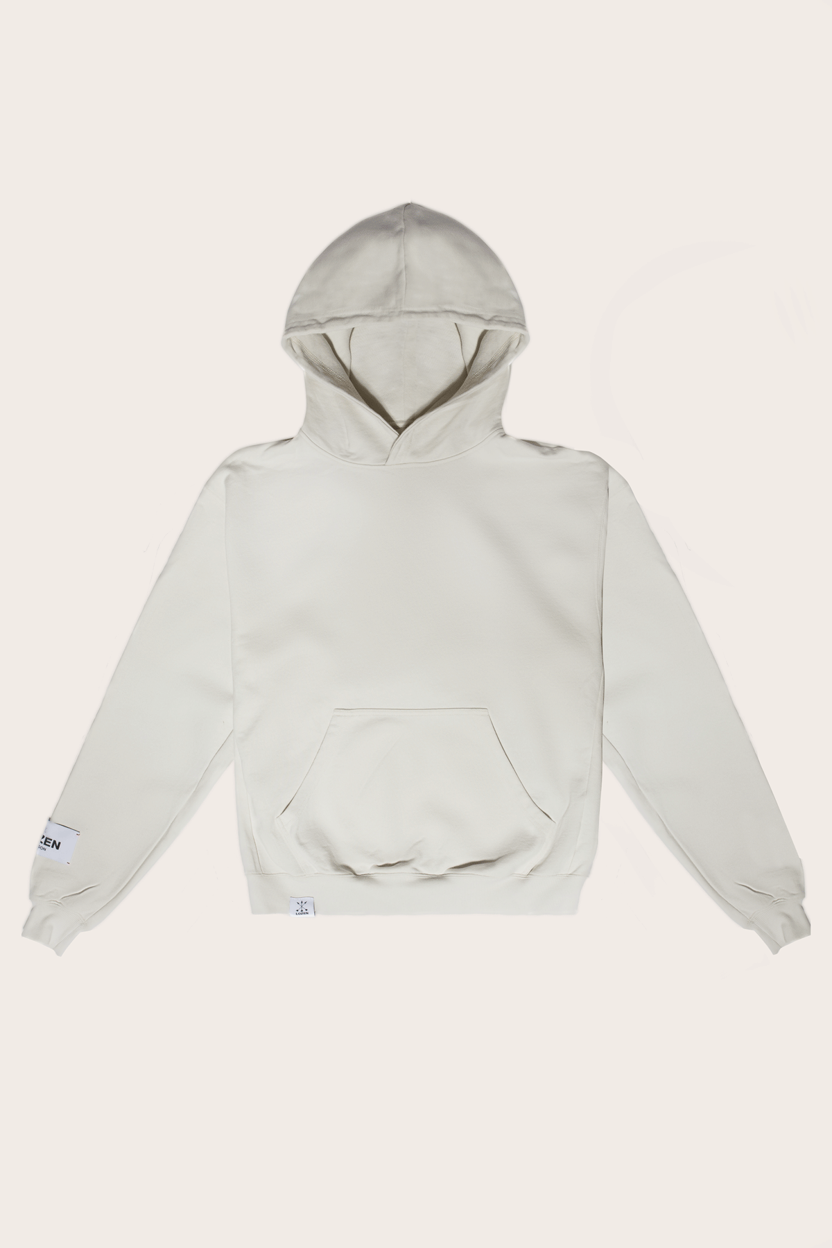 Organic hoody - White