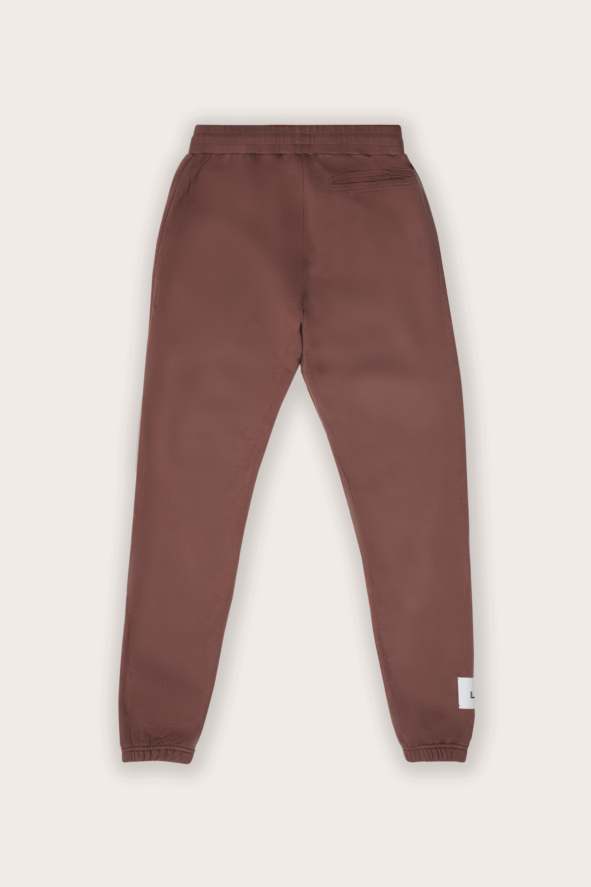 Organic Cotton Drawstring Joggers - Chocolate