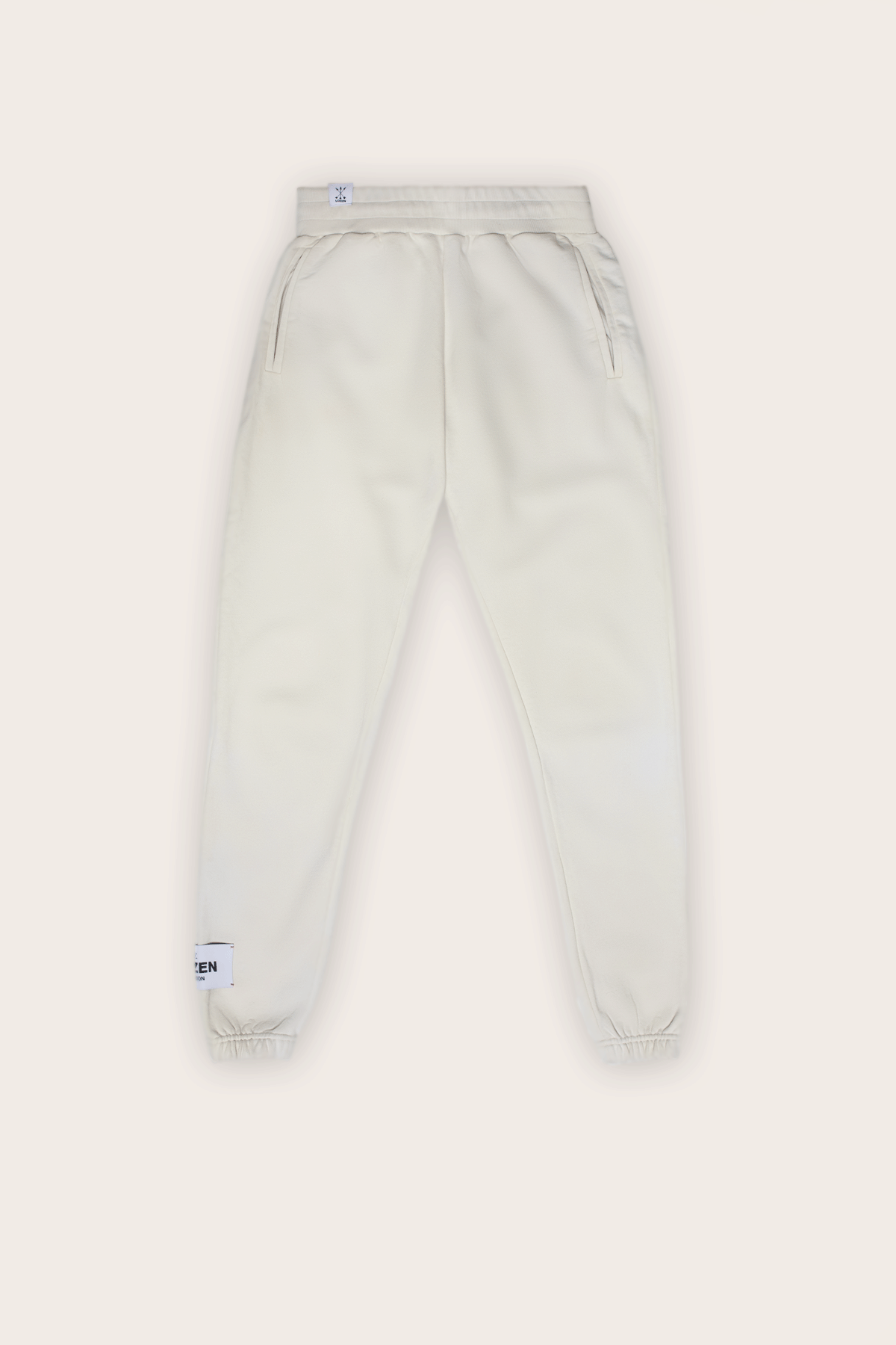 Organic Cotton Drawstring Joggers - Oatmeal