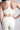 Soft Recycled Sports Bra - Oatmeal on model from behind