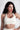 Soft Recycled Sports Bra - Oatmeal on model