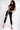 Soft Recycled Leggings With Pockets - Black on model with matching bra
